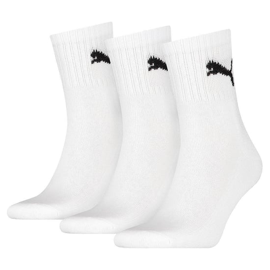 Puma Unisex Adult Lichtgewicht Crew Sokken (pak van 3) (Wit) - Image 2