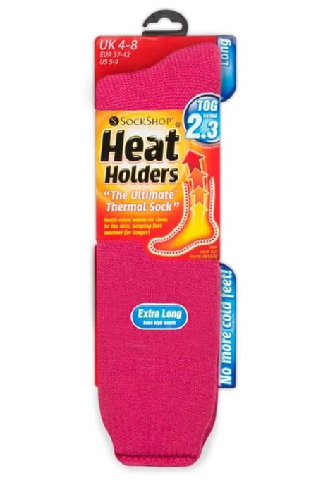 Heat Holders Dames Extra Lange Thermosokken 4-8 - Framboos - Image 2