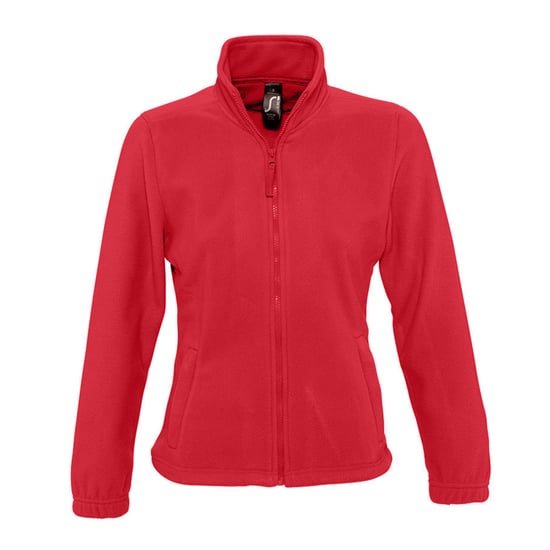 SOLS Dames/dames North Full Zip Fleece Jacket (Rood) - Image 1