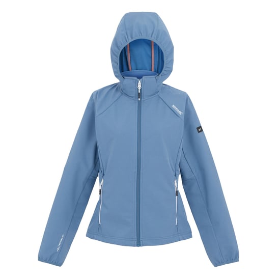 Regatta Womens/Ladies Bourda Soft Shell Jacket (Coronet Blue/White)