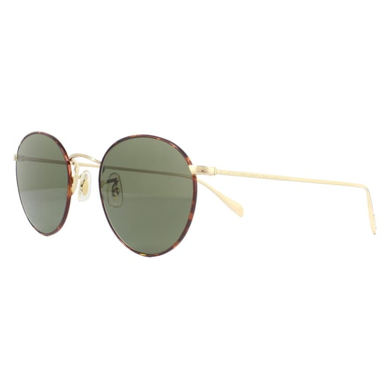 Oliver Peoples Zonnebril Coleridge OV1186S 530552 Gouden Schildpad G-15 Groen - Image 2