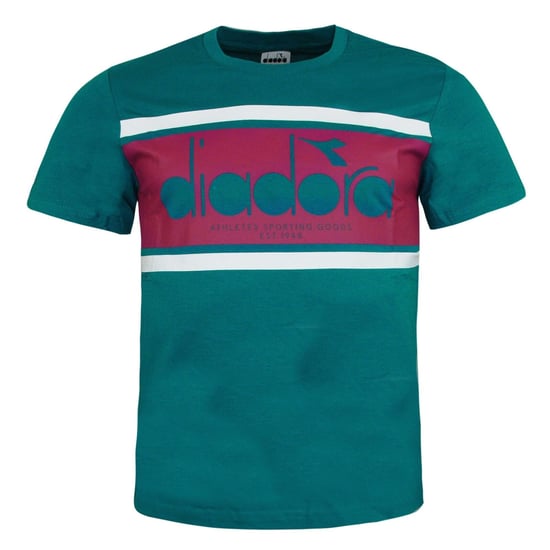 Diadora Logo Mens Deep Lake T-Shirt