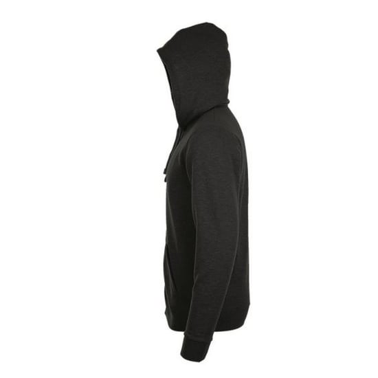 SOLS Herenstenen Ritssluiting in de vorm van een gewone Hoodie (Houtskool mergel) - Image 3