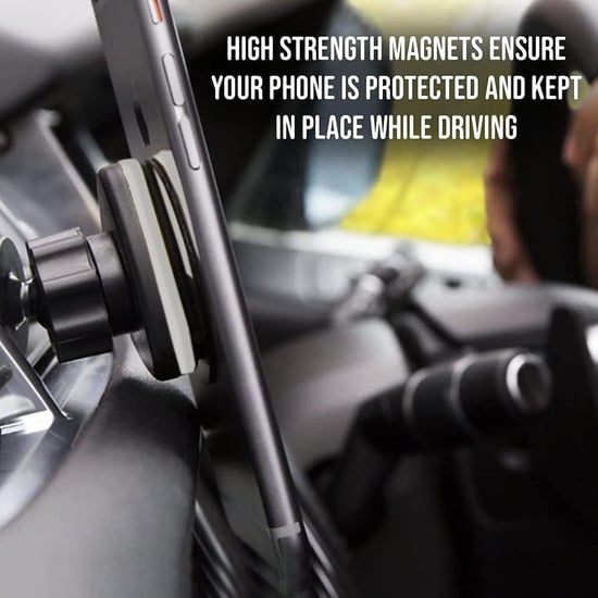 Aquarius Triangle Magnetic Car Holders Compatible with all smartphone, Silver