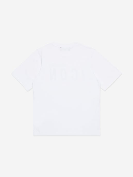 Dsquared2 Kids Icon Logo T-Shirt in White