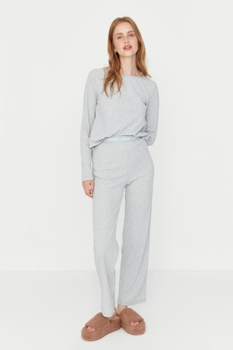 Trendyol Vrouwen  Ronde hals Pyjama Set 2 pak - Image 1