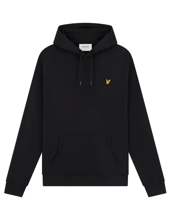 Lyle & Scott Pullover-hoodie in zwart - Image 5