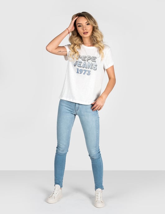 Pepe Jeans T-Shirt Bibiana Woman's White