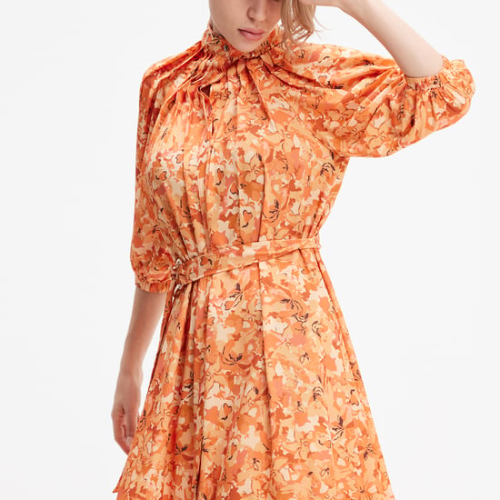 Camouflage print shirt jurk - Image 3