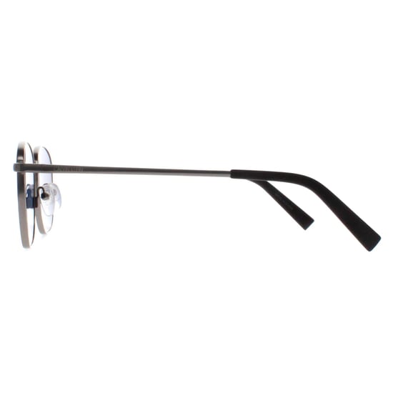 Calvin Klein Square Mens Matte Gunmetal Solid Blue CK20122S