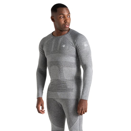 Dare 2B Mens In The Zone III Long-Sleeved Base Layer Top (Charcoal Grey Marl)