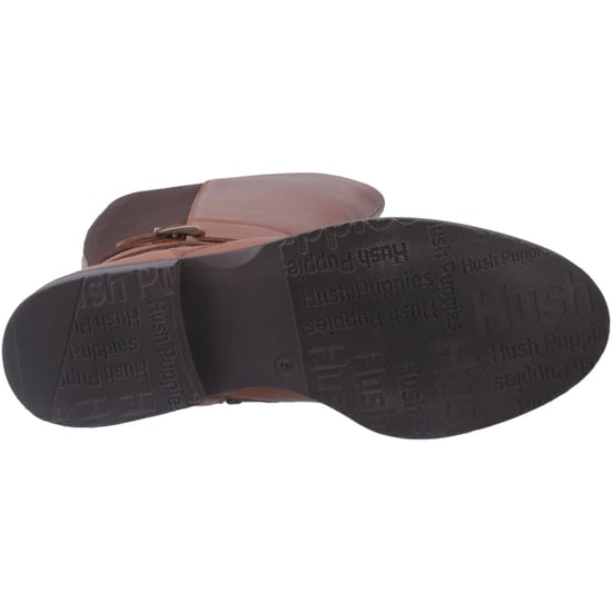 Hush Puppies Victoria Leer Vrouwen Laarzen Tan - Image 3