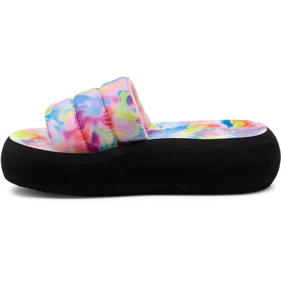 Rocket Dog Splash Loyal Tie Dye Textiel Dames Sandalen Roze/Multi - Image 6