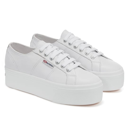 Superga Dames/Dames 2790 Nappaleer Trainers (Optisch Wit) - Image 1