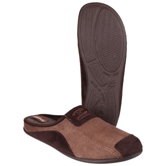 Cotswold Mens Westwell Slip On Mule Slippers (Brown)