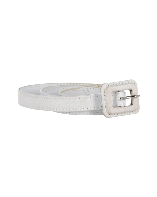 Dior Belt in White Leather - Image 2