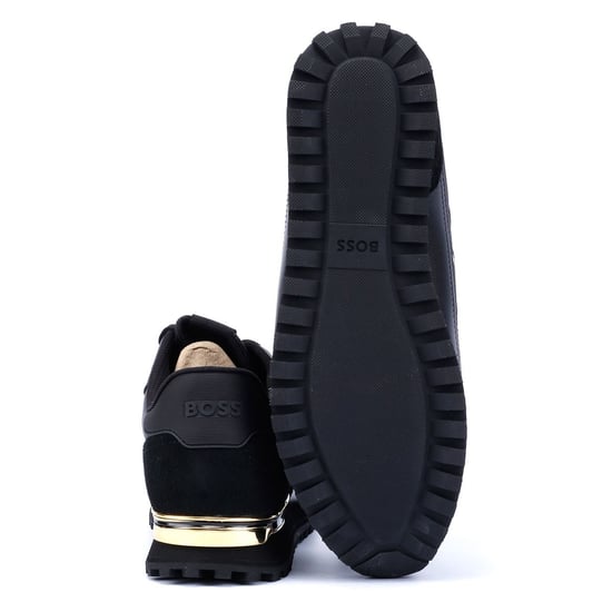 Boss Parkour Runn Heren Zwart/Goud Trainers - Image 4