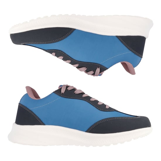 Regatta Womens/Ladies Marine Retro Trainers (Coronet Blue/Toadstool)