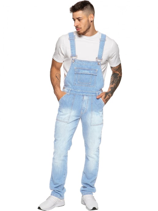 Enzo heren overall blauw denim - Image 1