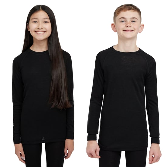 Peter Storm Kids' Unisex Merino Crew Baselayer with Long Sleeves