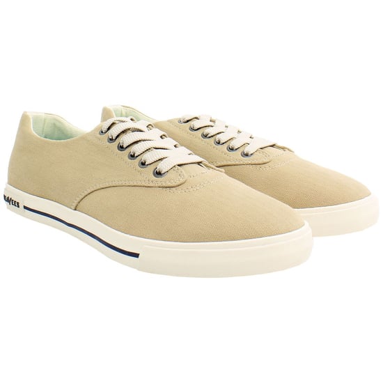 Seavees Hermosa Surfwash Heren Bruine Plimsolls - Image 2