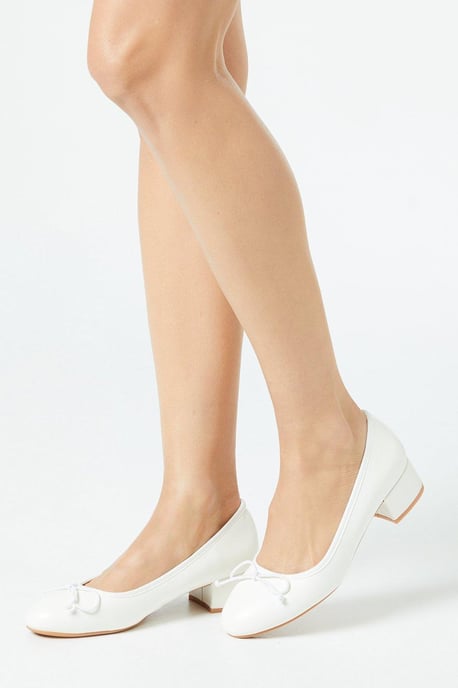 Veronica Low Heeled Ballerina Pumps