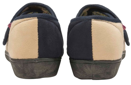 Dunlop - Dames Verstelbare Brede Pasvorm Geheugenfoam Bloemige Klittenbandslippers voor Oudere Vrouwen - Image 2