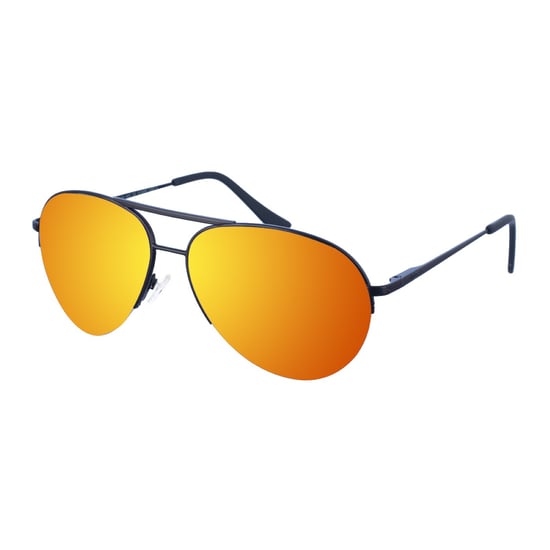 Maxy women's oval-shaped metal sunglasses