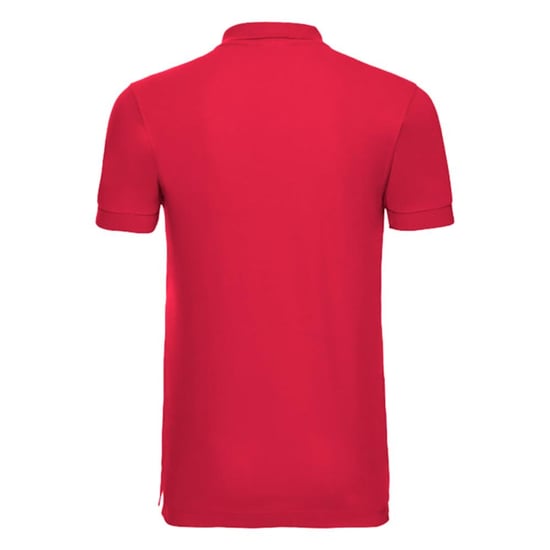 Russell Heren Rekken Korte Mouw Poloshirt (Klassiek rood) - Image 2