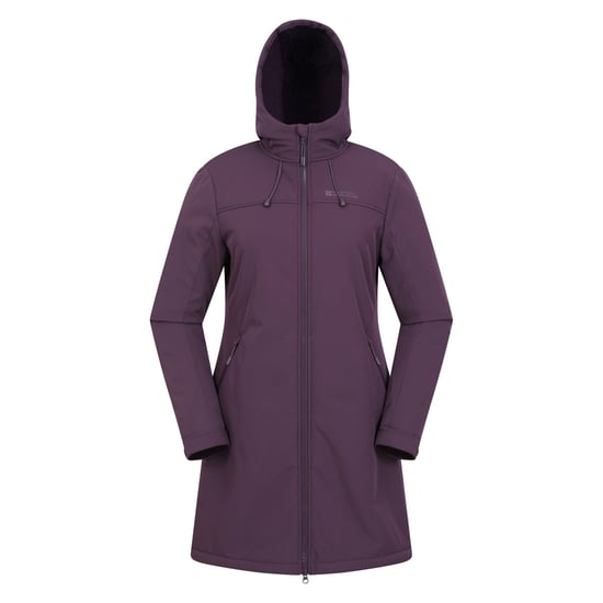 Mountain Warehouse Dames/Dames Fern Longline Zachte Shell Jas (Paars) - Image 1
