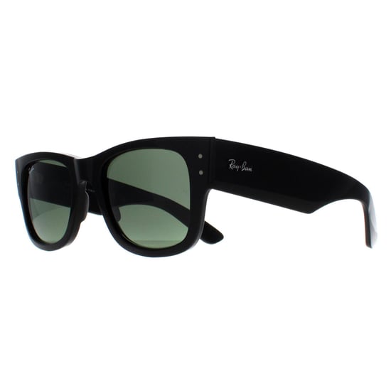 Ray-Ban Vierkant Unisex Gepolijst Zwart Groen RB0840S Mega Wayfarer - Image 2