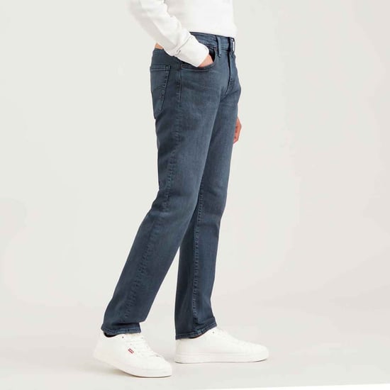 Men's Levis 502 Tapered Richmond Blue Black Jeans in black blue
