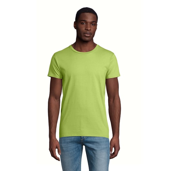 SOLS Heren Pioneer Biologisch Katoenen T-Shirt (Appelgroen) - Image 1