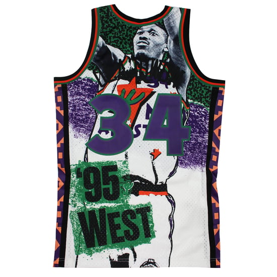 Mitchell & Ness Hakeen Olajuwon 34 1995-96 West NBA All Star Swingman Jersey