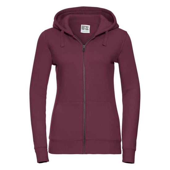 Russell Dames/Dames Authentic Full Zip Hoodie (Bourgondië) - Image 1