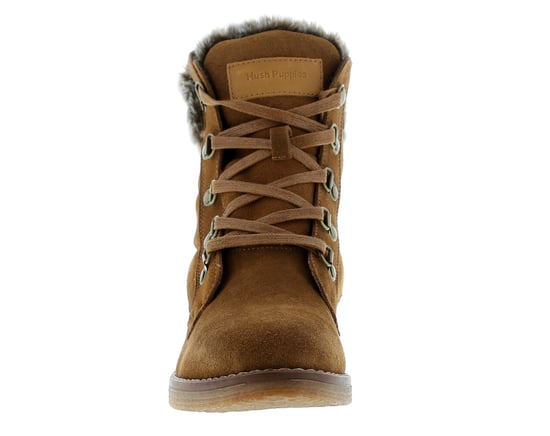 Hush Puppies Florence Leren Dames Laarzen In Tan - Image 3