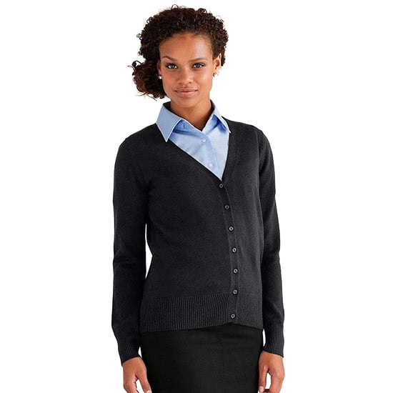Russell Collectie Dames/Dames V-hals Gebreid Vest (Houtskool mergel) - Image 3