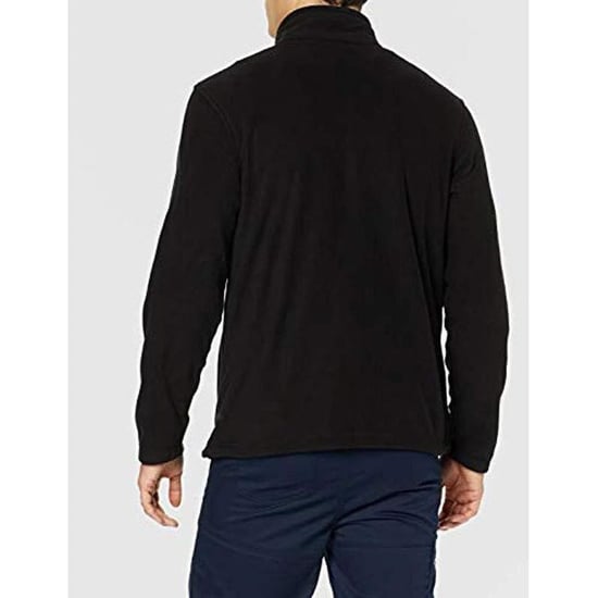 Regatta Mens Plain Micro Fleece Full Zip Jacket (Layer Lite) (Black)
