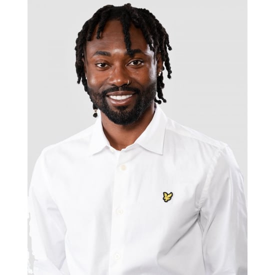 Lyle & Scott slim-fit popeline overhemd met lange mouwen in wit - Image 4