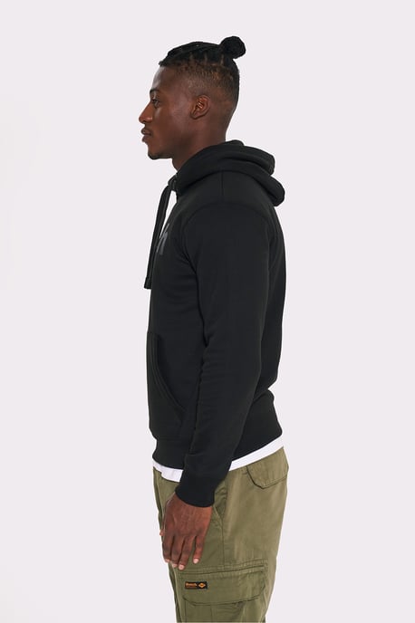 Black 'Probert' Cotton Blend Hoody