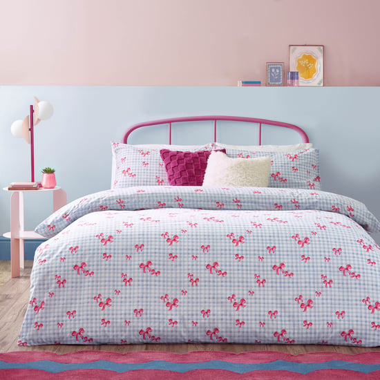 Heya Home Gingham Strikjes Beddegoed Set - Image 1