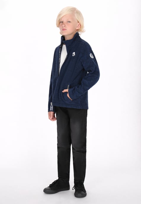 Schmuddelwedda Fleece jas jongens (kinderen) marine gem - Image 2
