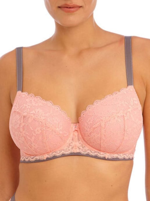 Offbeat Underwired Padded Half Cup Bra - Image 1
