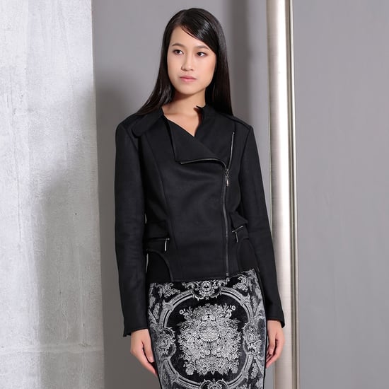 Suede perfecto type jas - Image 6