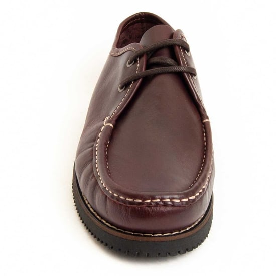 Purapiel Boat Shoes Puranautic3 In Burgundy