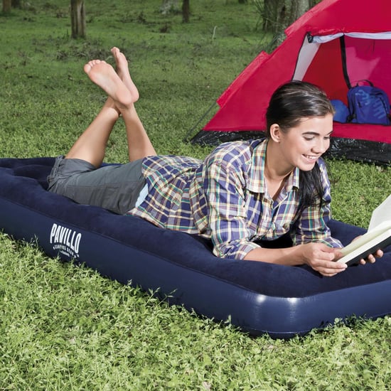 Bestway Pavillo Flocked Blow Up Inflatable Airbed Camping Mattress 185x76x22cm