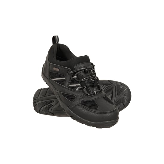 Mountain Warehouse Meander Waterdichte Wandelschoenen voor Kinderen/Kinderen (Zwart) - Image 1