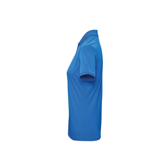 Premier Dames/Dames Coolchecker Plus Poloshirt (Saffierblauw) - Image 3