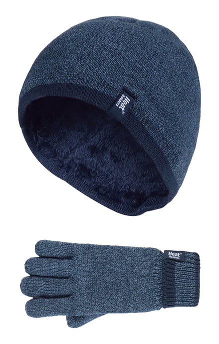 Heat Holders Kinderen Jongens Turn Over Hat Handschoenen Set - DN2P8 - Image 1