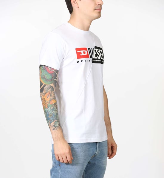 Diesel Diego Cuty Wit T-Shirt - Image 2